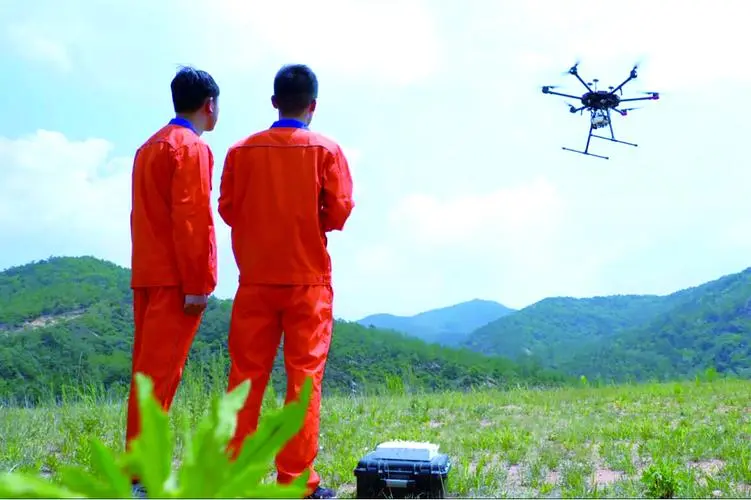 洞口无人机倾斜摄影巡检拍摄